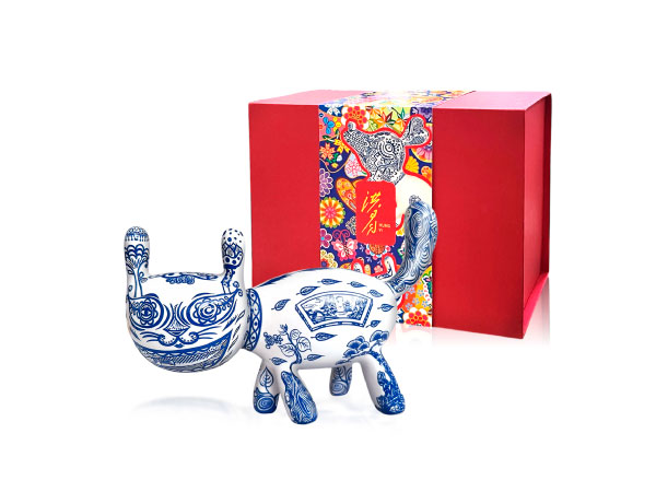 【瓷器擺件】洪易｜青花貓